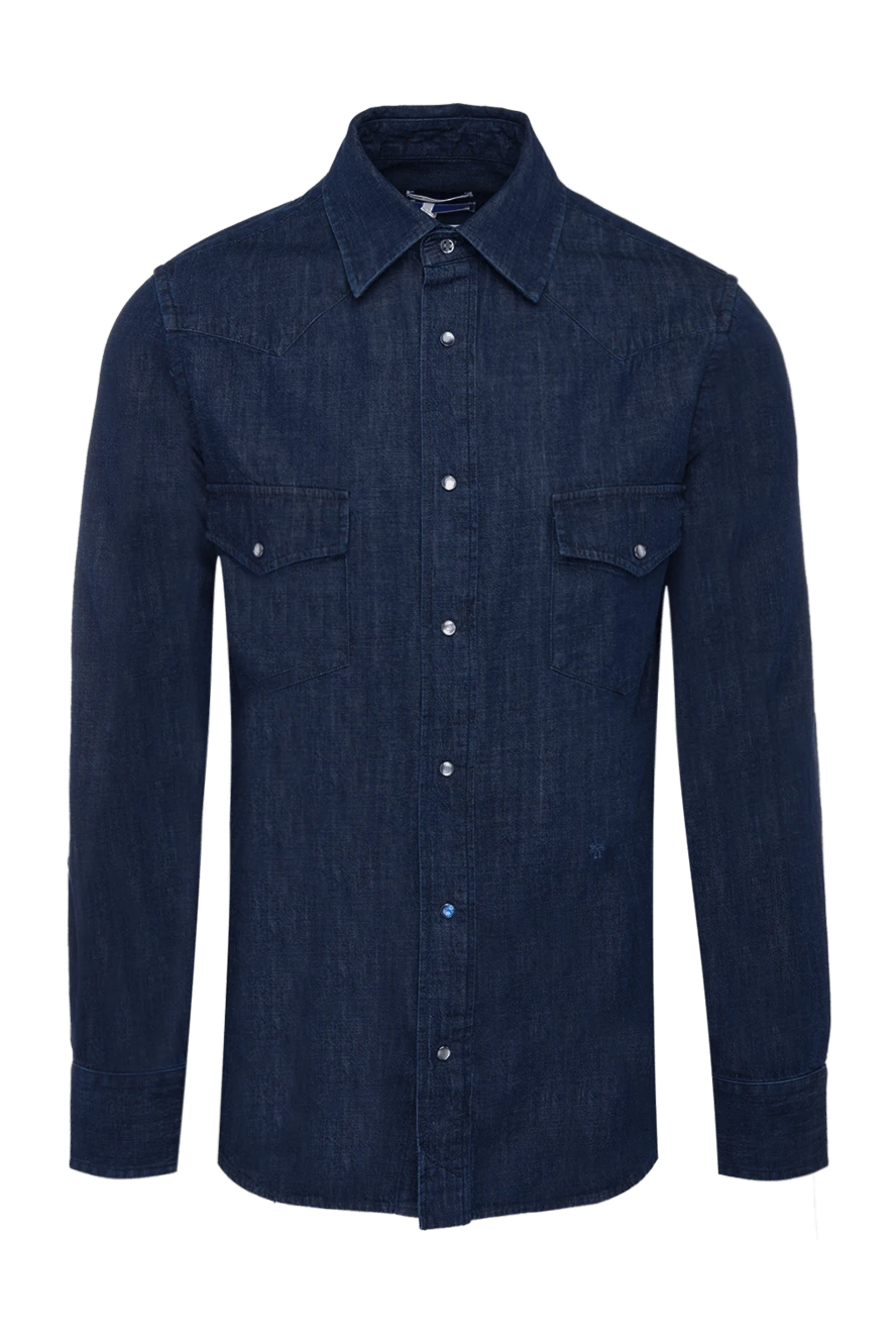 Jacob Cohen man blue cotton shirt for men 163976 - photo 1