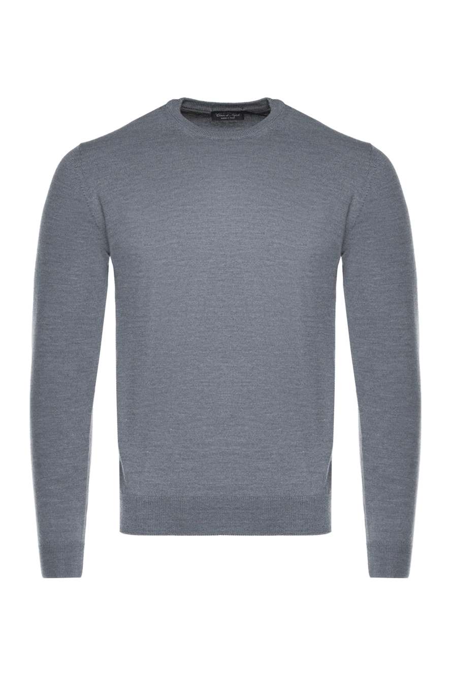 Cesare di Napoli man wool jumper gray for men купить с ценами и фото 164005 - photo 1