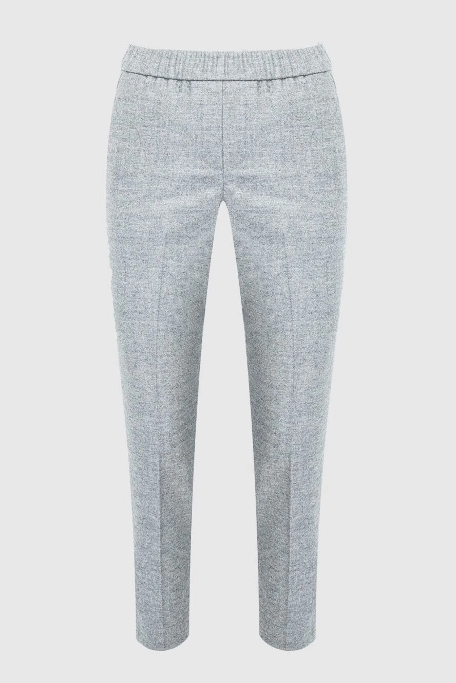 Peserico woman gray trousers for women купить с ценами и фото 164060 - photo 1