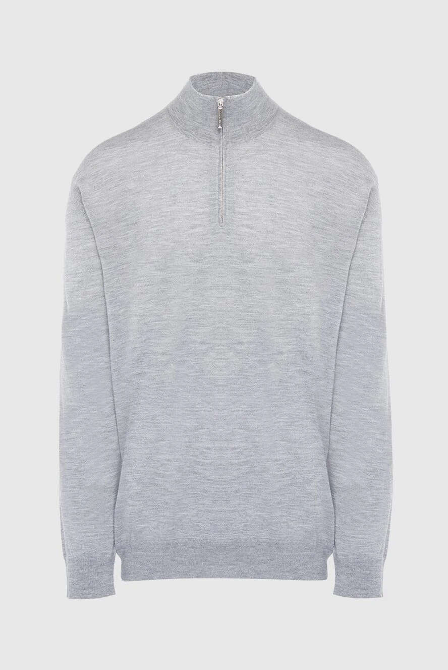 Stefano Ricci тройер из кашемира и шелка серый мужской 164082 - фото 1