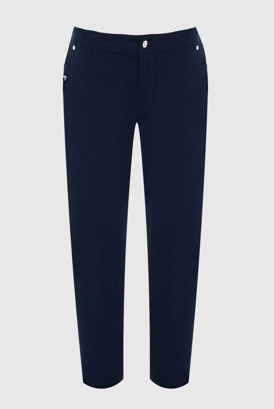 Stefano Ricci blue cotton and elastane jeans for men 164109 - photo 1