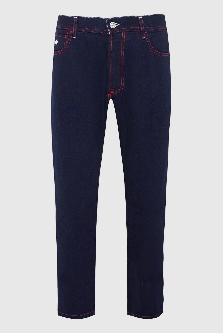 Stefano Ricci blue cotton and elastane jeans for men 164115 - photo 1