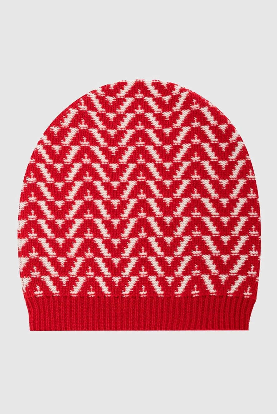 Valentino woman red wool and cashmere hat for women купить с ценами и фото 164196 - photo 1