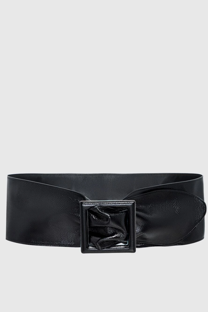 Saint Laurent woman black leather belt for women купить с ценами и фото 164197 - photo 1