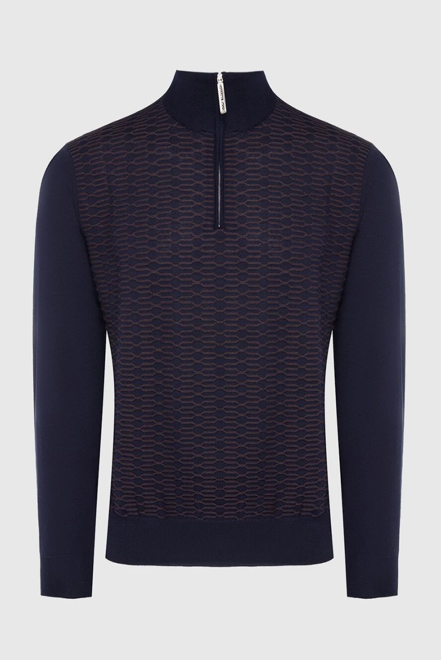 Stefano Ricci тройер из кашемира и шелка с воротником стойкой и короткой молнией 164531 - фото 1