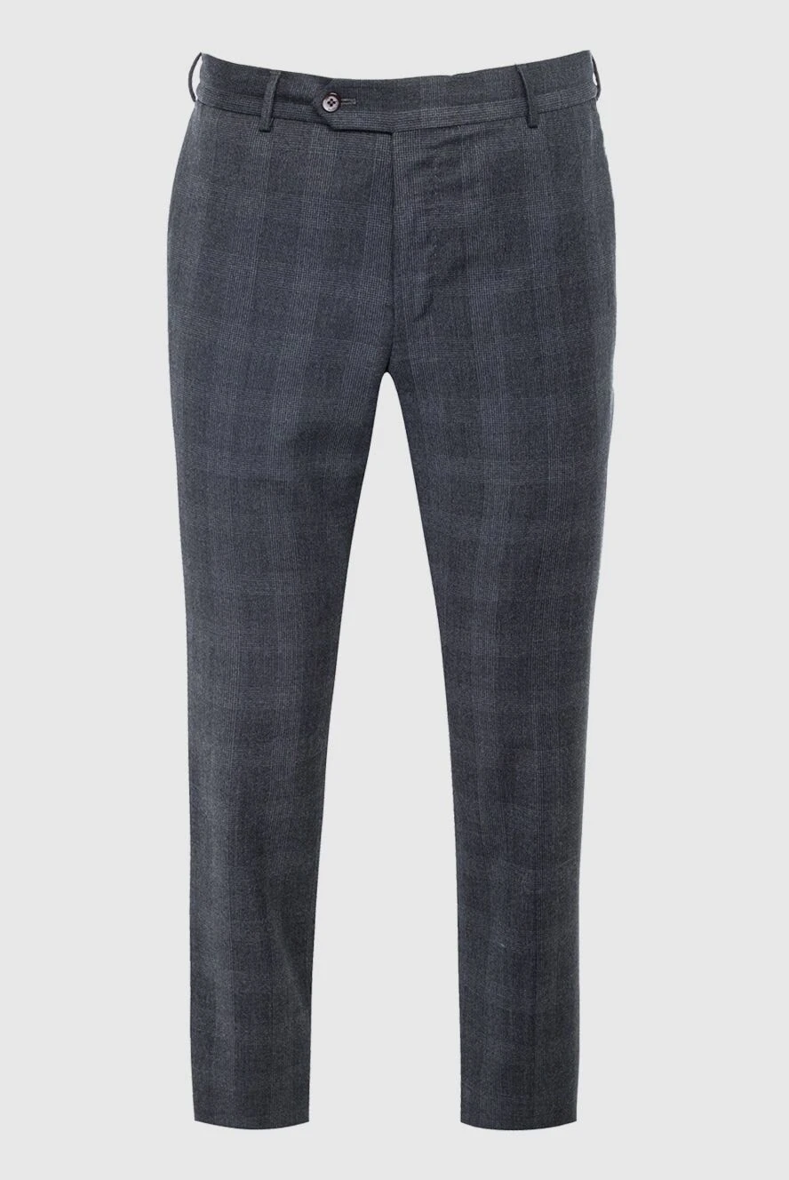 PT01 (Pantaloni Torino) man gray wool trousers for men купить с ценами и фото 164566 - photo 1