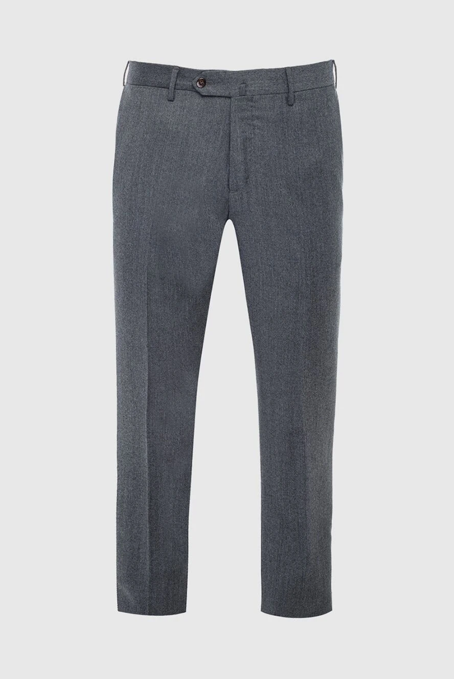 PT01 (Pantaloni Torino) man gray wool trousers for men купить с ценами и фото 164569 - photo 1