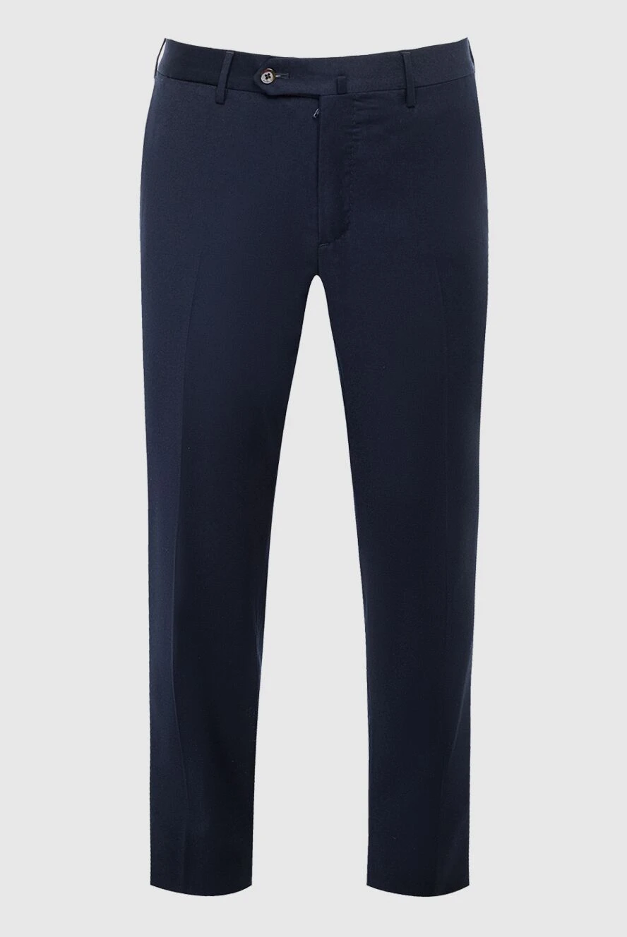 PT01 (Pantaloni Torino) man men's blue wool trousers купить с ценами и фото 164572 - photo 1