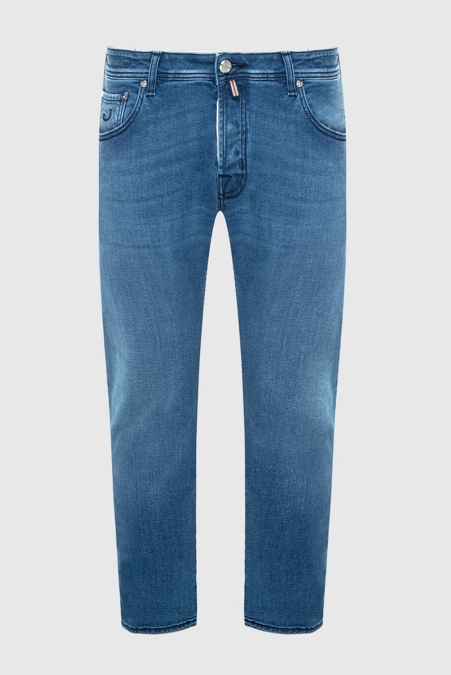 Jacob Cohen man blue cotton jeans for men купить с ценами и фото 164583 - photo 1