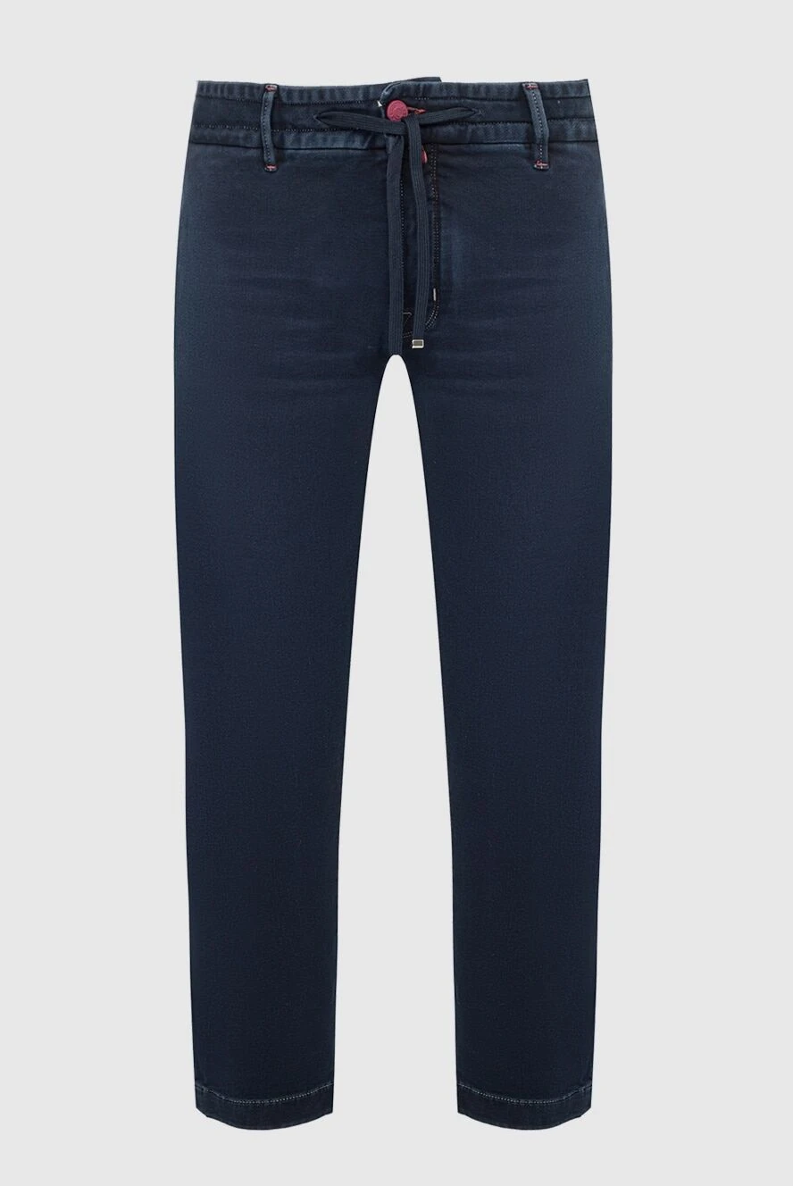 Jacob Cohen man blue cotton jeans for men купить с ценами и фото 164590 - photo 1