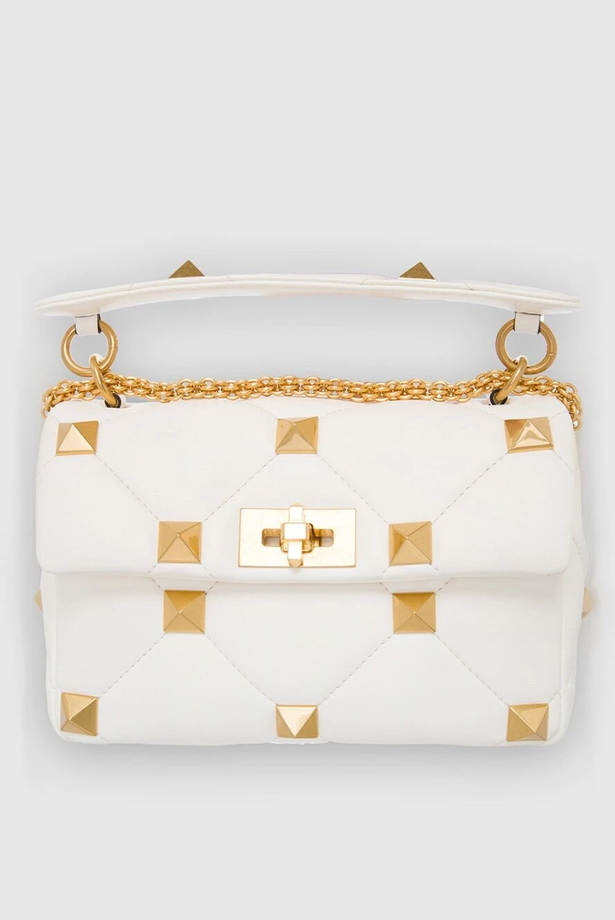 Valentino woman white leather bag for women купить с ценами и фото 164619 - photo 1