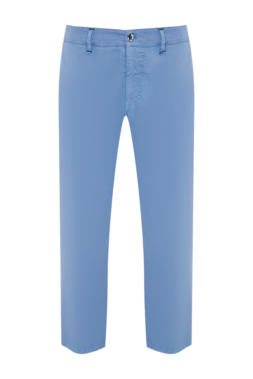 Zilli man blue cotton jeans for men купить с ценами и фото 164648 - photo 1