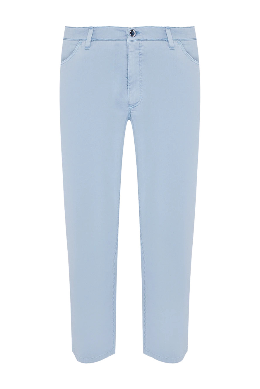 Zilli man blue cotton jeans for men купить с ценами и фото 164663 - photo 1