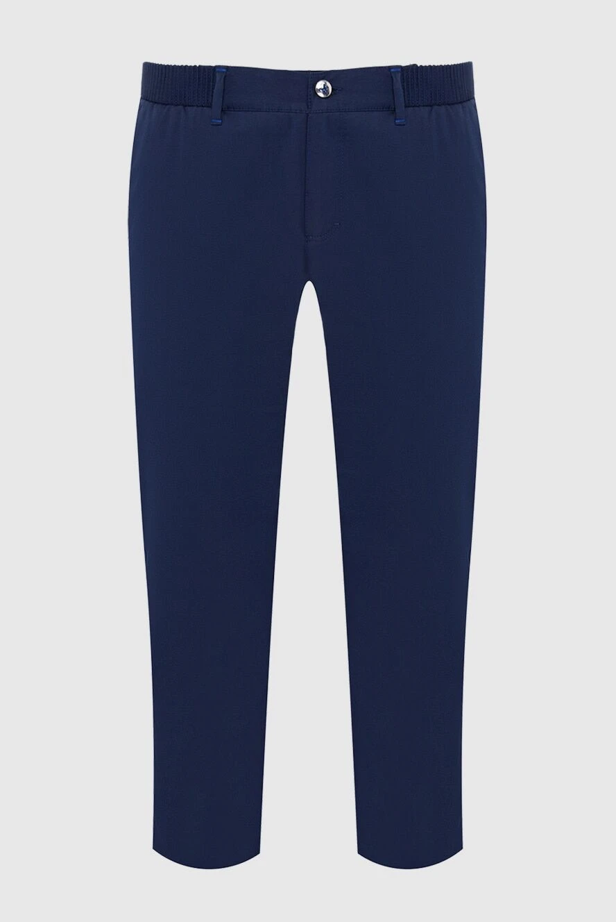 Zilli man men's blue trousers купить с ценами и фото 164670 - photo 1