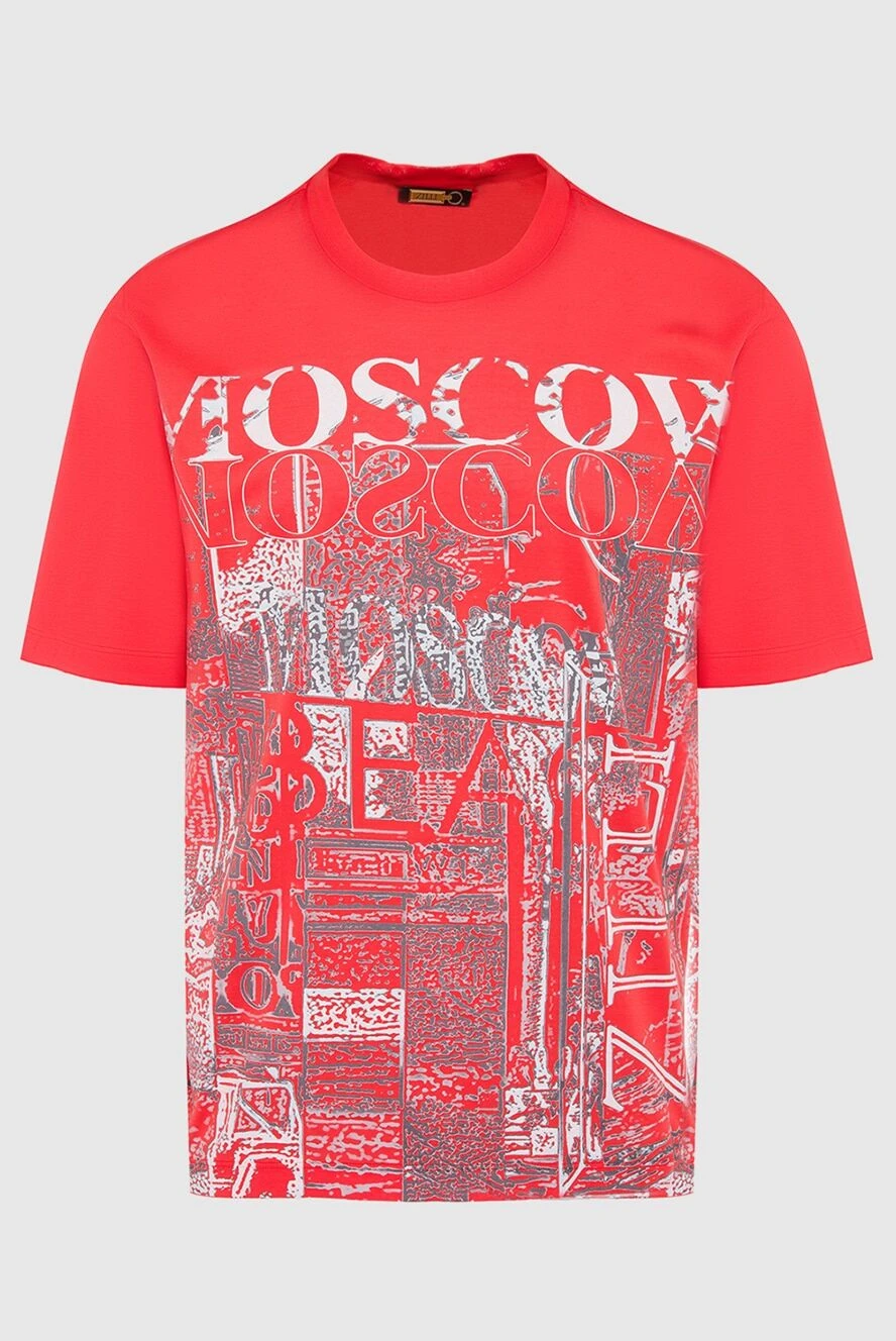 Zilli футболка из хлопка красная 164798 - фото 1