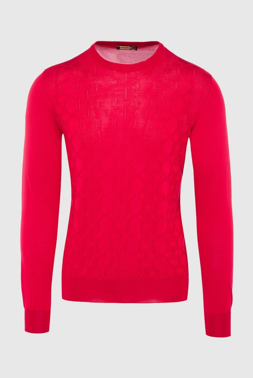 Zilli man red silk jumper for men купить с ценами и фото 164828 - photo 1