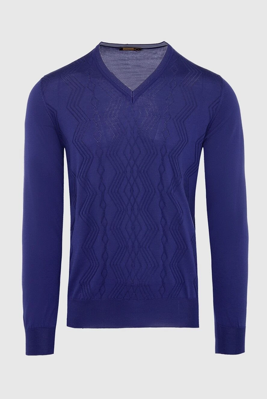 Zilli man purple silk jumper for men купить с ценами и фото 164941 - photo 1