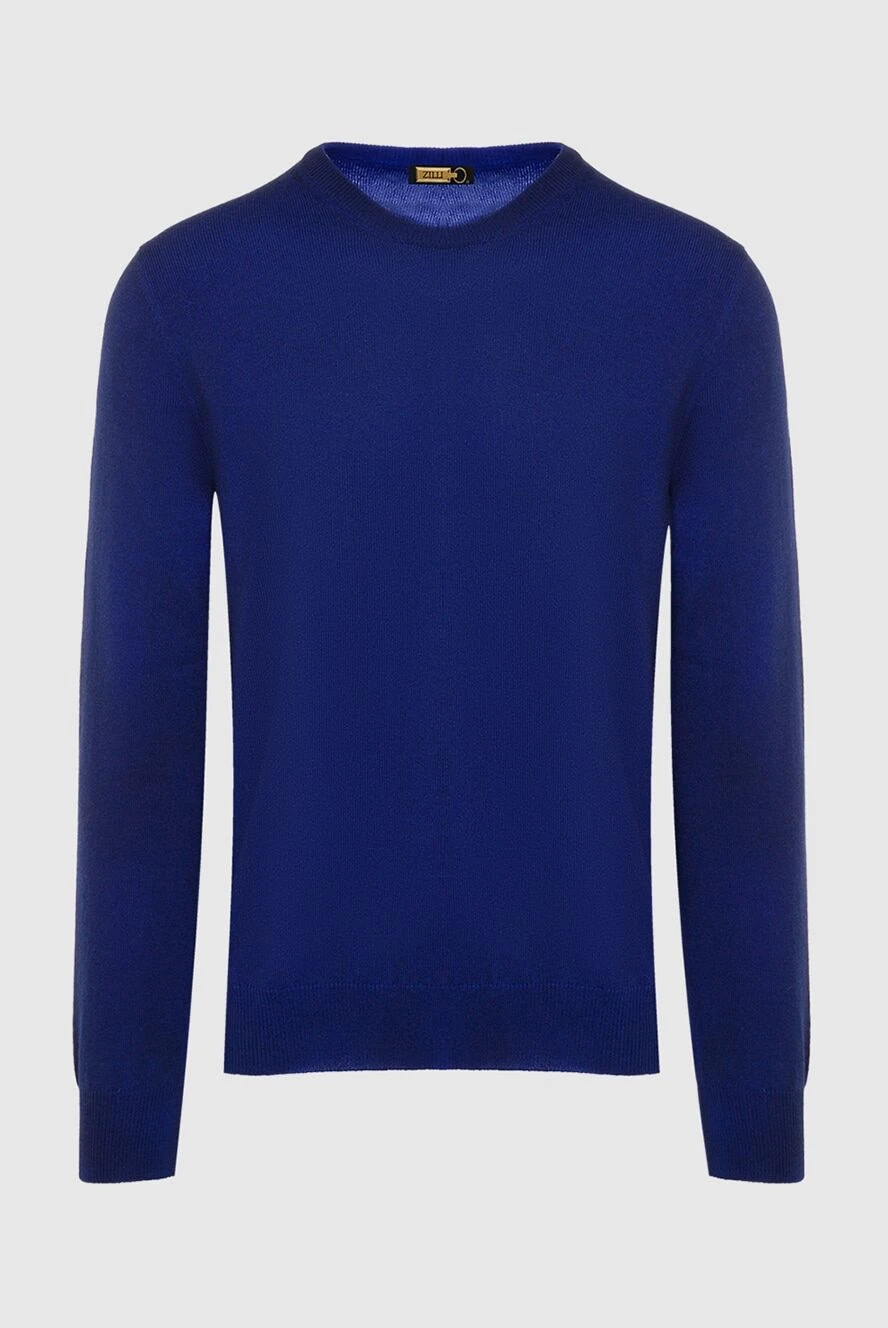 Zilli man cashmere jumper blue for men купить с ценами и фото 164983 - photo 1