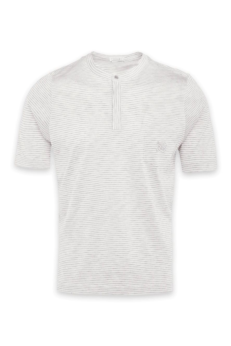 Zilli man white silk polo for men купить с ценами и фото 165011 - photo 1