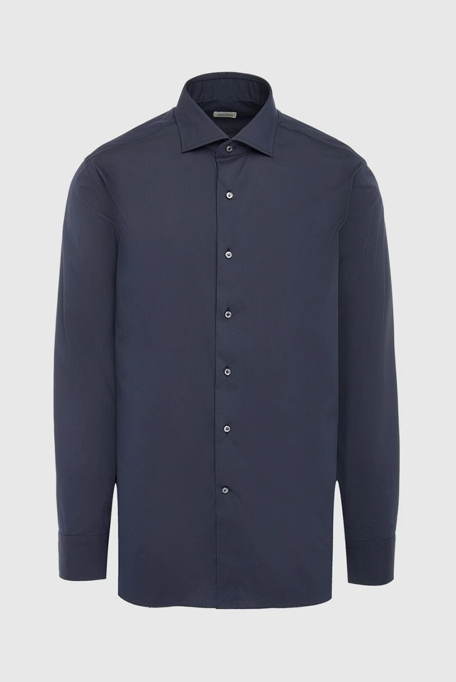 Alessandro Gherardi man men's blue shirt купить с ценами и фото 165024 - photo 1