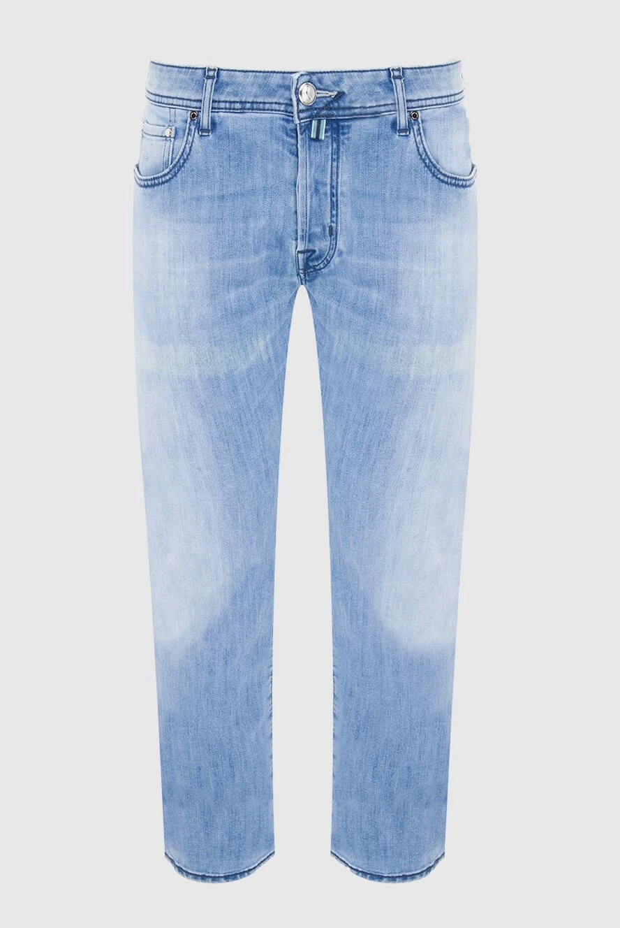 Jacob Cohen man blue cotton and elastane jeans for men купить с ценами и фото 165090 - photo 1