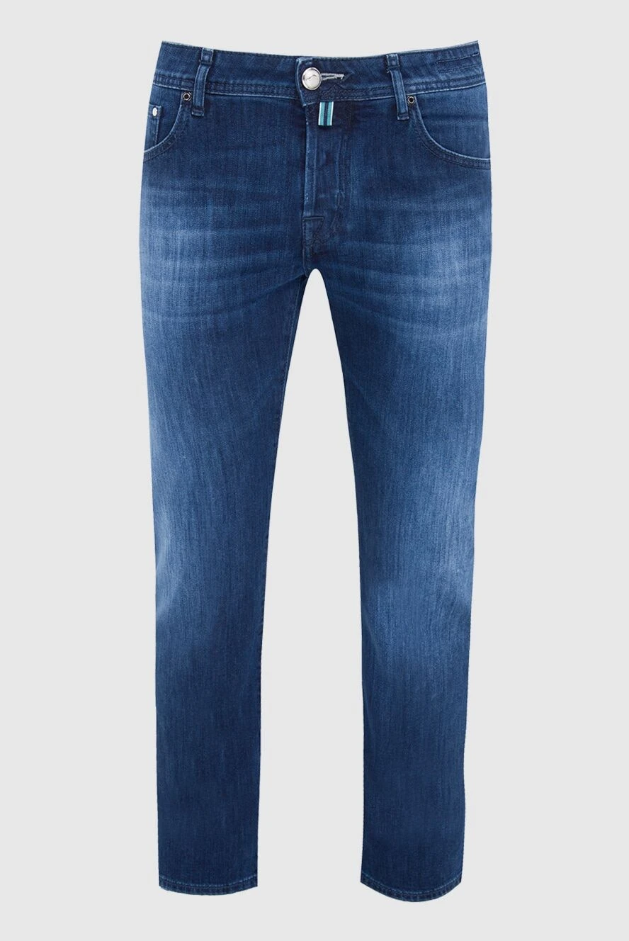 Jacob Cohen man cotton and elastane blue jeans for men купить с ценами и фото 165091 - photo 1