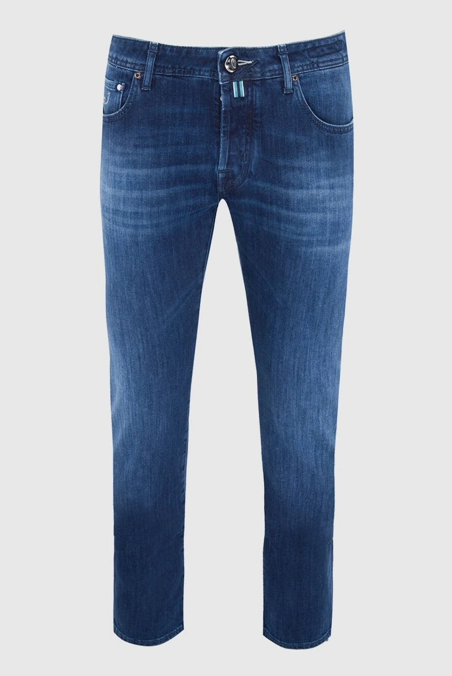 Jacob Cohen man cotton and elastane blue jeans for men купить с ценами и фото 165093 - photo 1