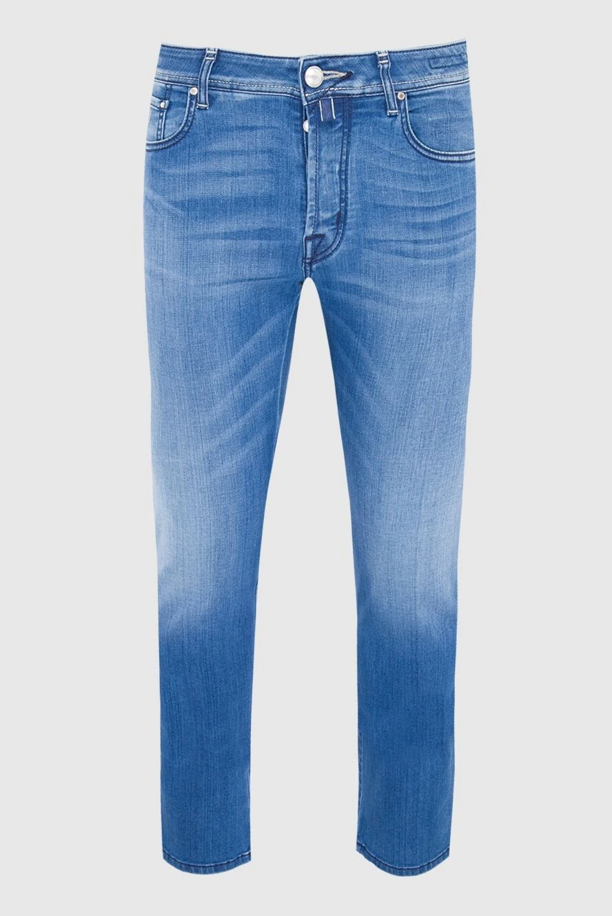 Jacob Cohen man cotton and elastane blue jeans for men купить с ценами и фото 165105 - photo 1