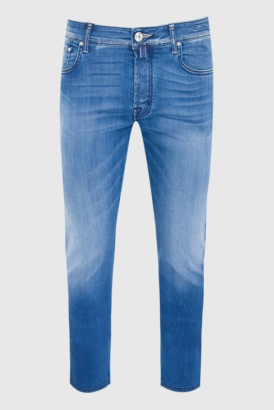 Jacob Cohen man cotton and elastane blue jeans for men купить с ценами и фото 165107 - photo 1