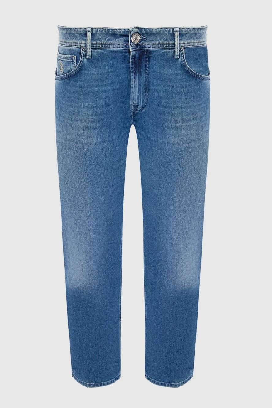 Stefano Ricci blue cotton and elastomer jeans for men 165145 - photo 1