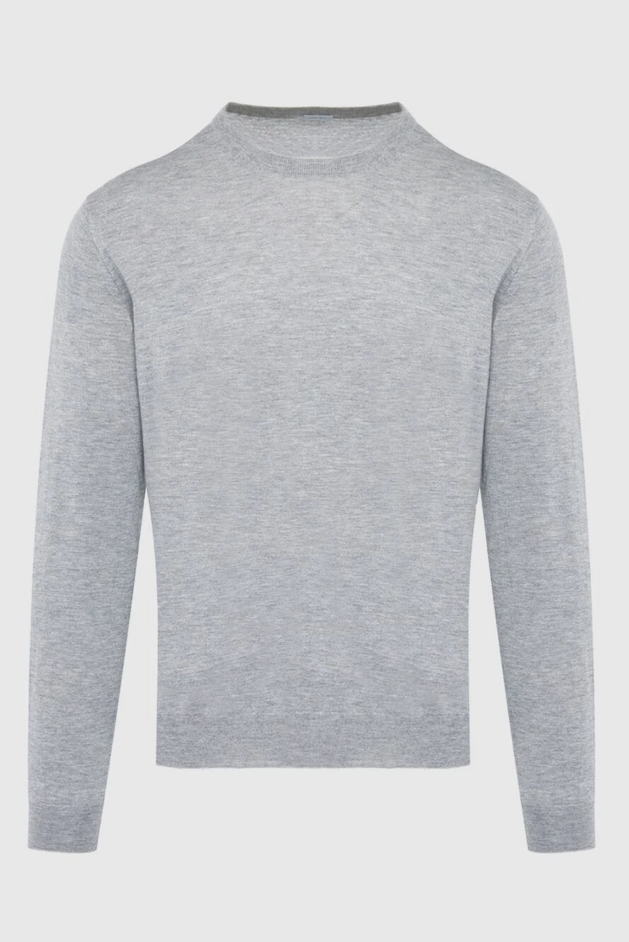 Malo man cashmere and silk jumper gray for men купить с ценами и фото 165301 - photo 1