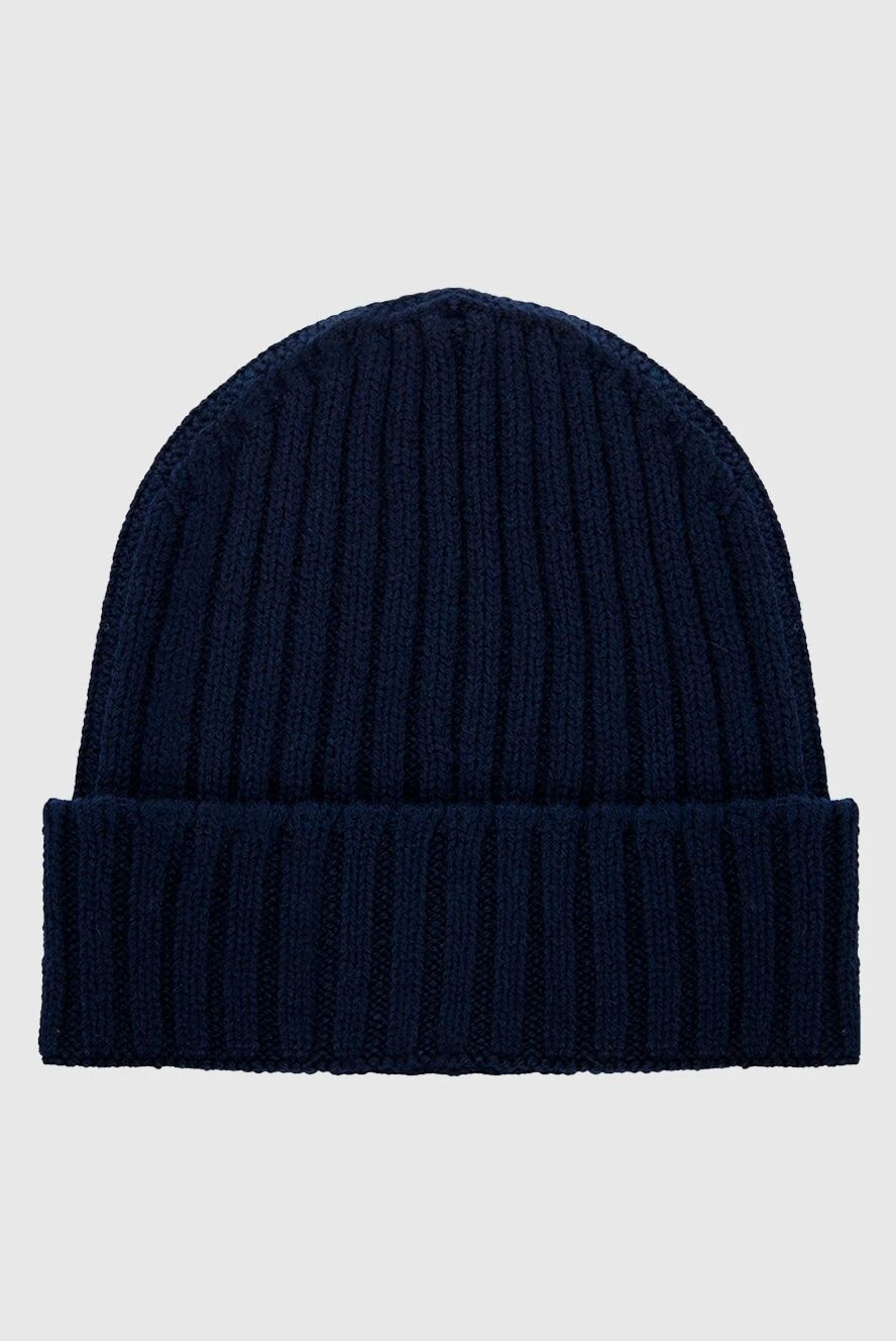 Gran Sasso man cashmere hat blue for men купить с ценами и фото 165439 - photo 1