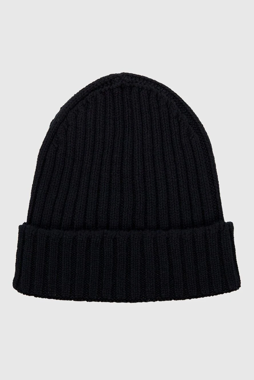 Gran Sasso man cashmere hat black for men купить с ценами и фото 165440 - photo 1