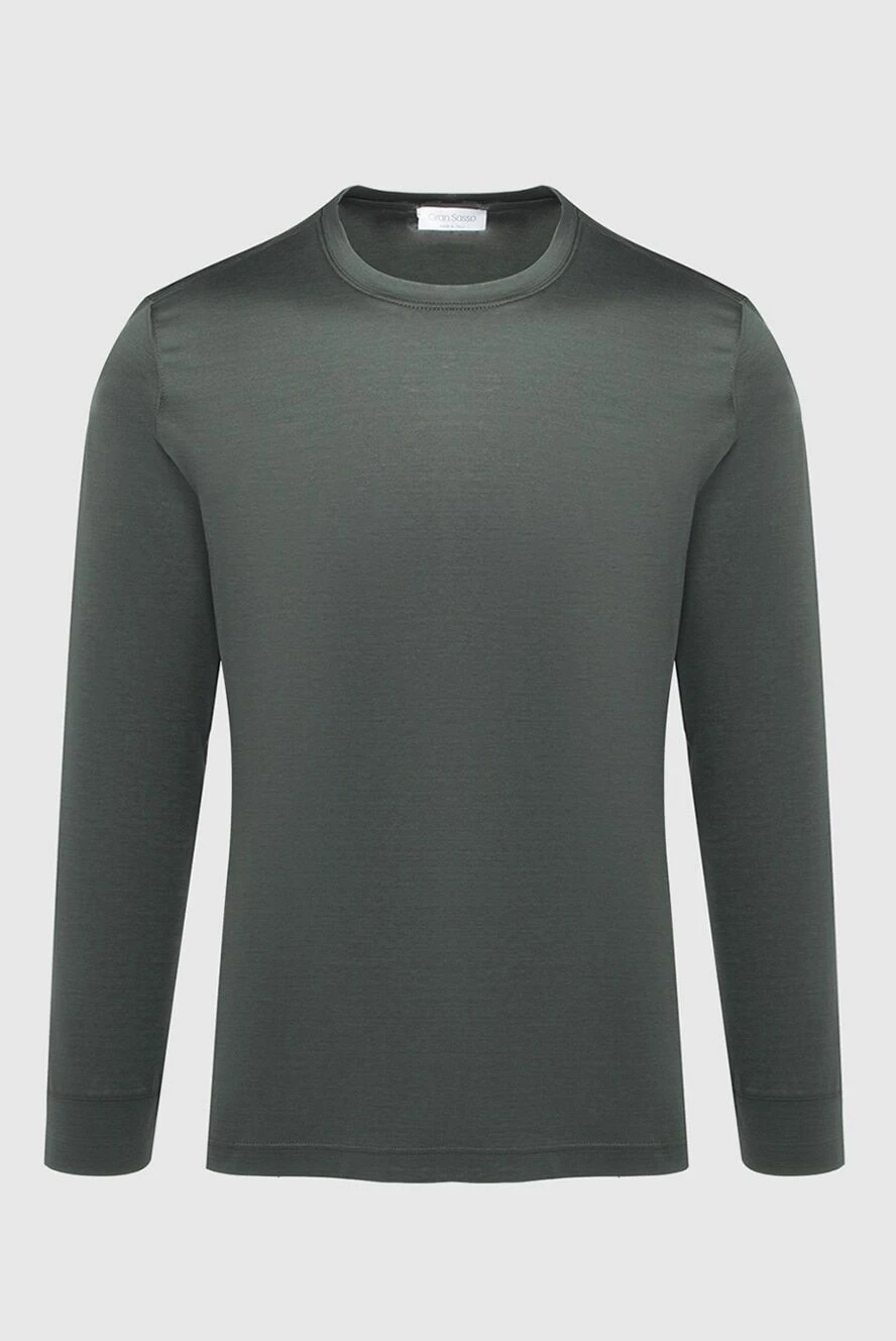 Gran Sasso man long sleeve cotton gray for men купить с ценами и фото 165448 - photo 1