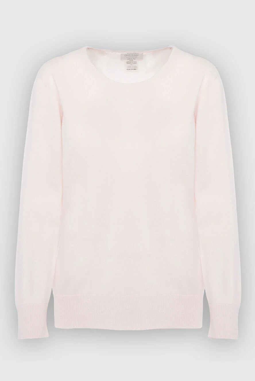 Gran Sasso woman pink cashmere jumper for women купить с ценами и фото 165533 - photo 1