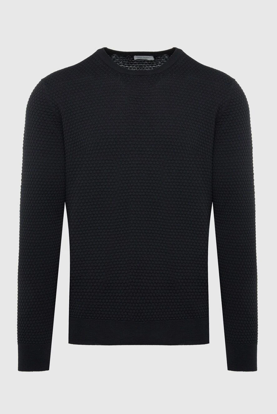 Gran Sasso man black wool jumper for men купить с ценами и фото 165624 - photo 1