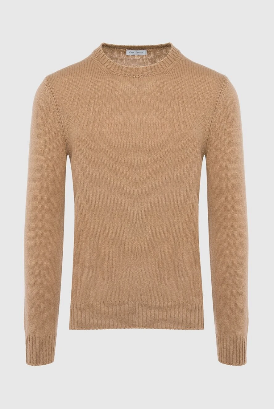 Gran Sasso man wool jumper beige for men купить с ценами и фото 165626 - photo 1