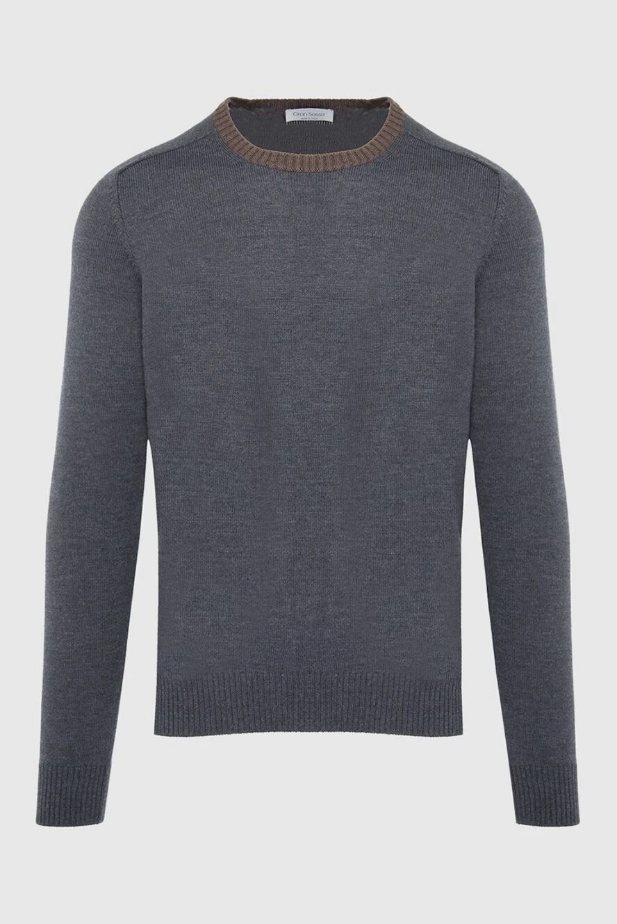 Gran Sasso man wool jumper gray for men купить с ценами и фото 165627 - photo 1