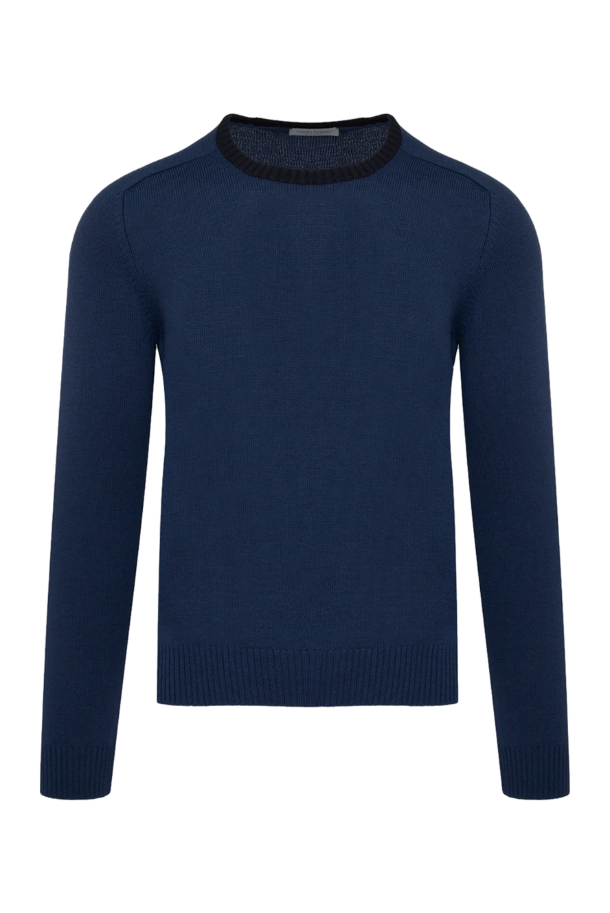 Gran Sasso man wool jumper blue for men купить с ценами и фото 165628 - photo 1