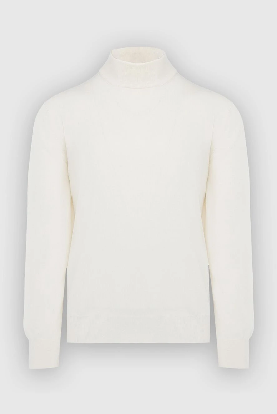 Gran Sasso man white wool jumper for men купить с ценами и фото 165637 - photo 1