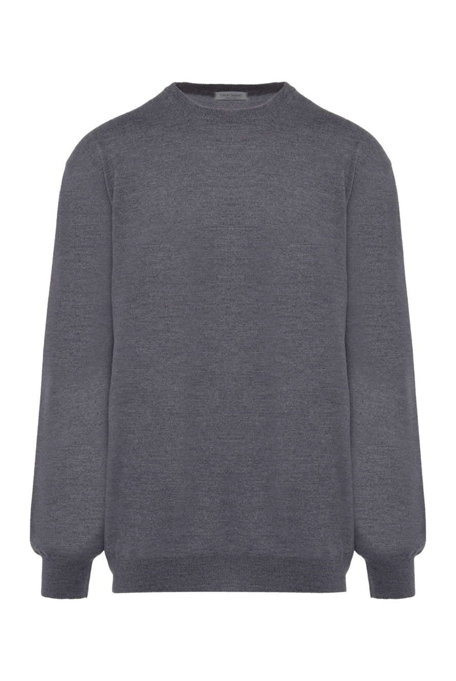 Gran Sasso man wool jumper gray for men купить с ценами и фото 165644 - photo 1