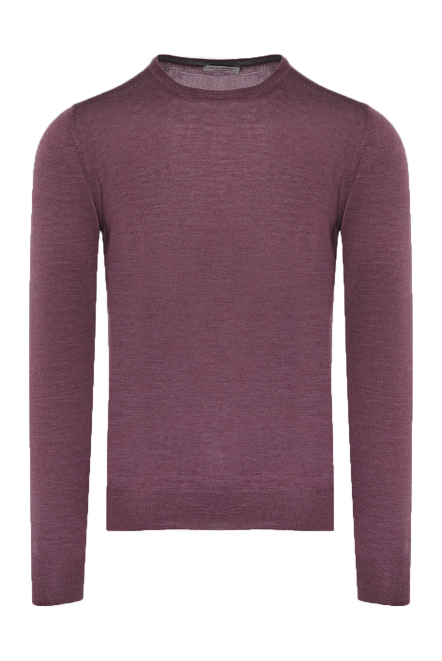 Gran Sasso man wool and silk jumper pink for men купить с ценами и фото 165676 - photo 1