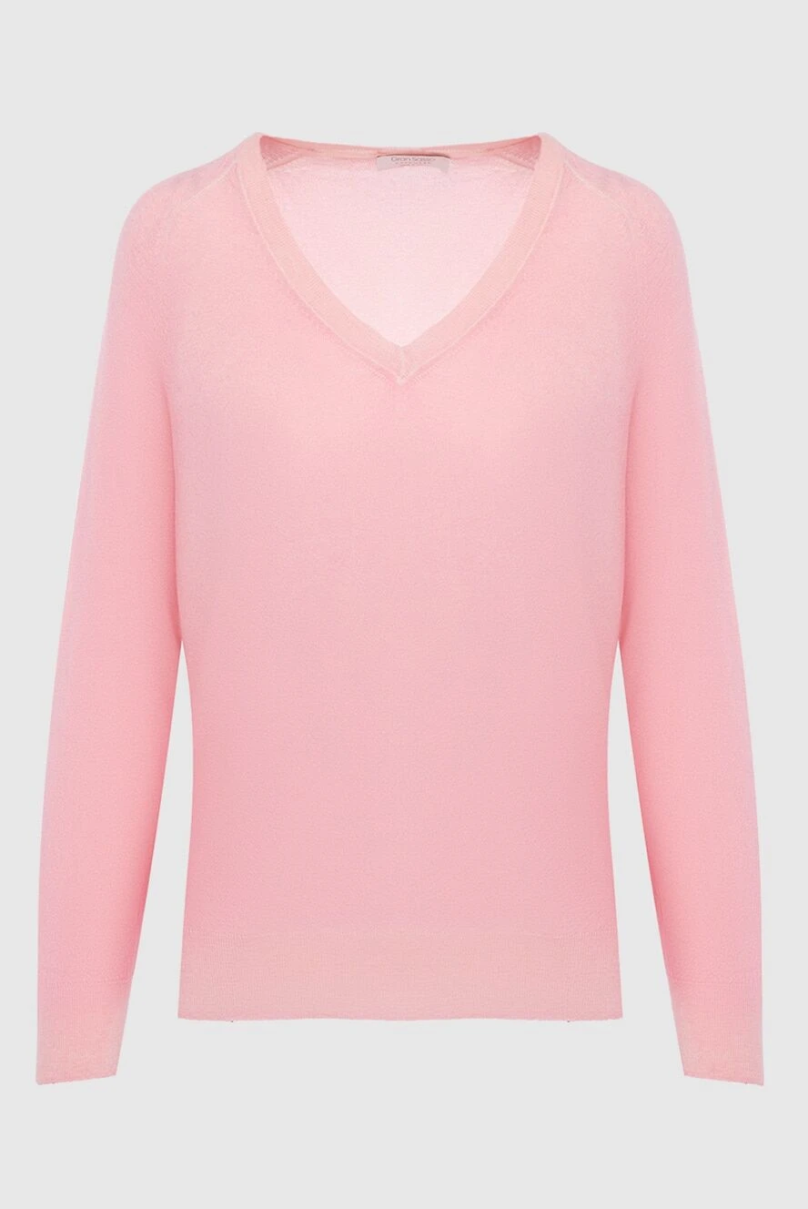 Gran Sasso woman pink cashmere jumper for women купить с ценами и фото 165686 - photo 1