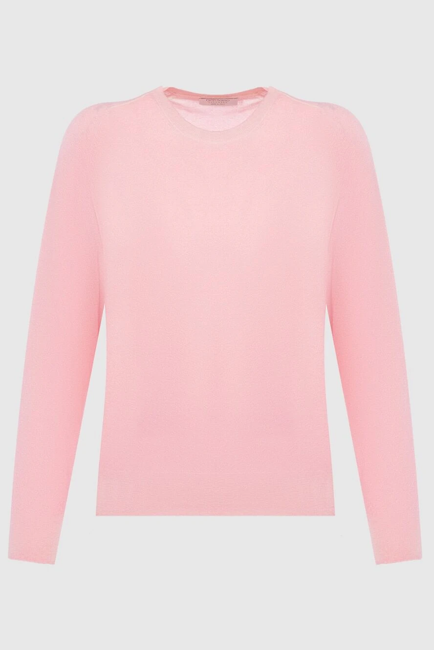 Gran Sasso woman pink cashmere jumper for women купить с ценами и фото 165688 - photo 1