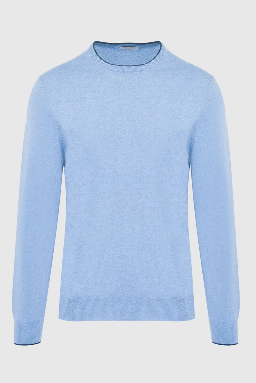 Gran Sasso man blue cotton jumper for men купить с ценами и фото 165695 - photo 1