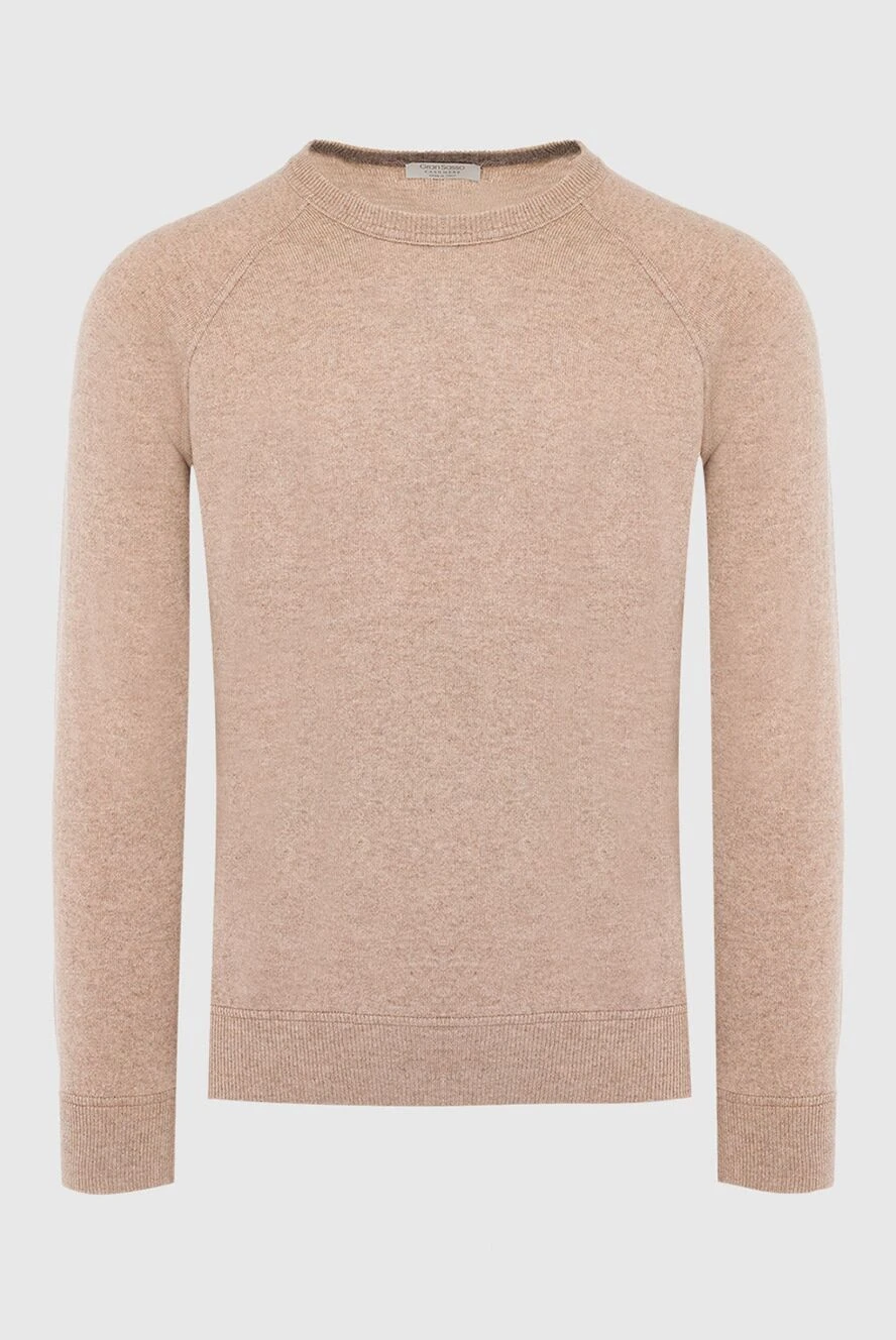 Gran Sasso man cashmere jumper beige for men купить с ценами и фото 165718 - photo 1