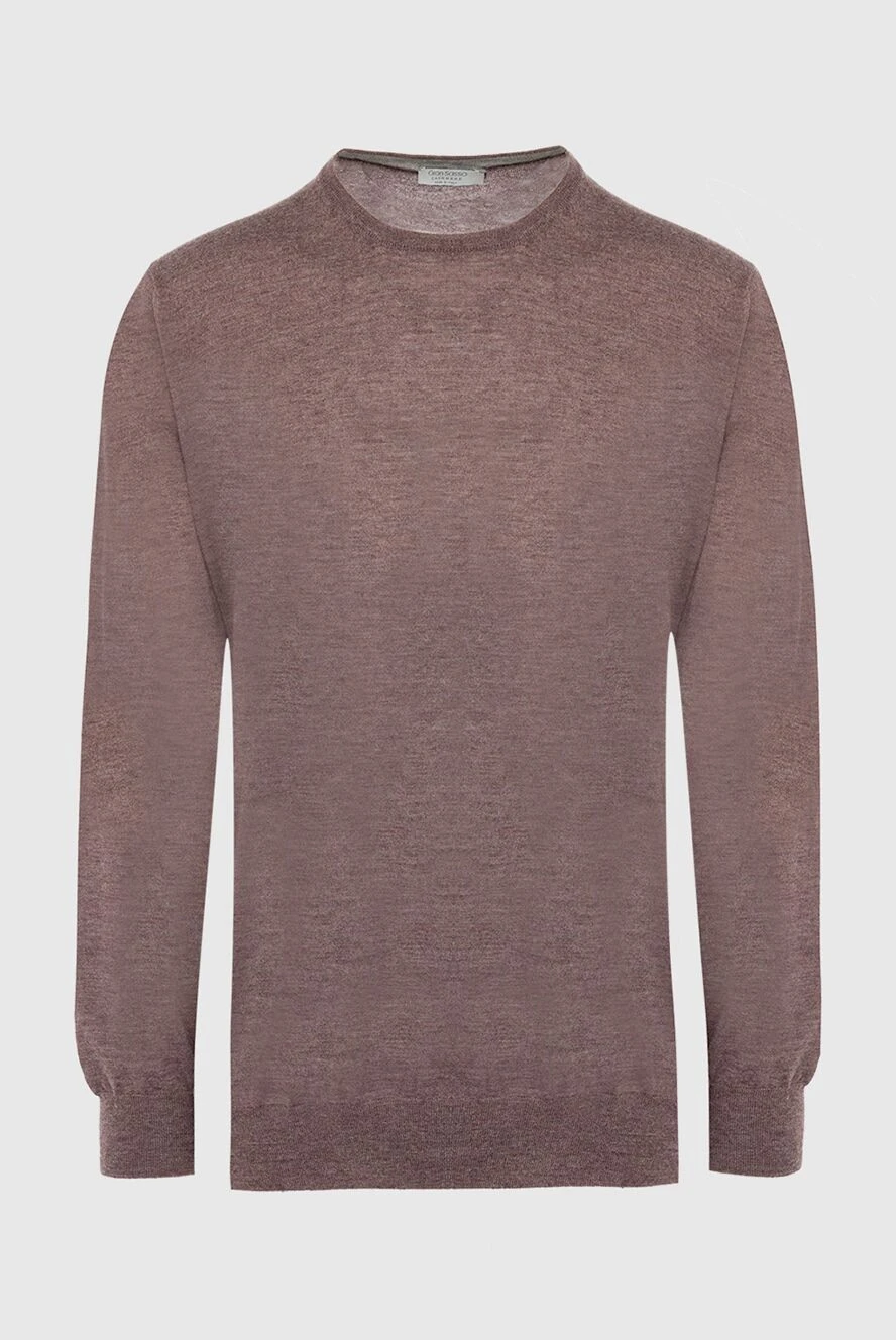 Gran Sasso man cashmere jumper brown for men купить с ценами и фото 165720 - photo 1