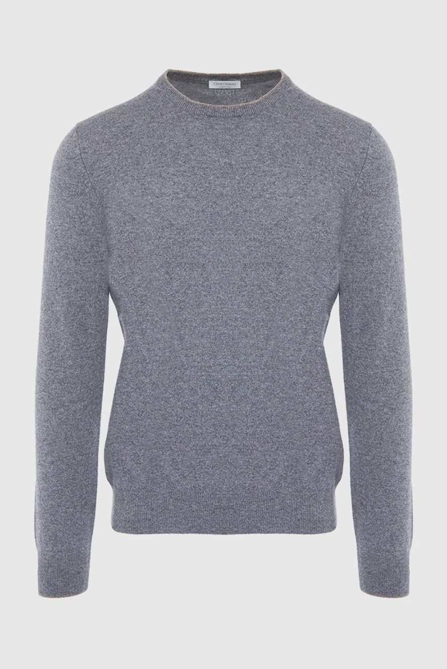 Gran Sasso man cashmere jumper gray for men купить с ценами и фото 165729 - photo 1