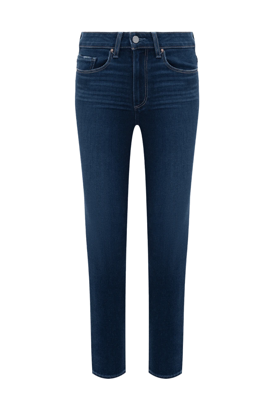 Paige woman blue cotton jeans for women купить с ценами и фото 165940 - photo 1