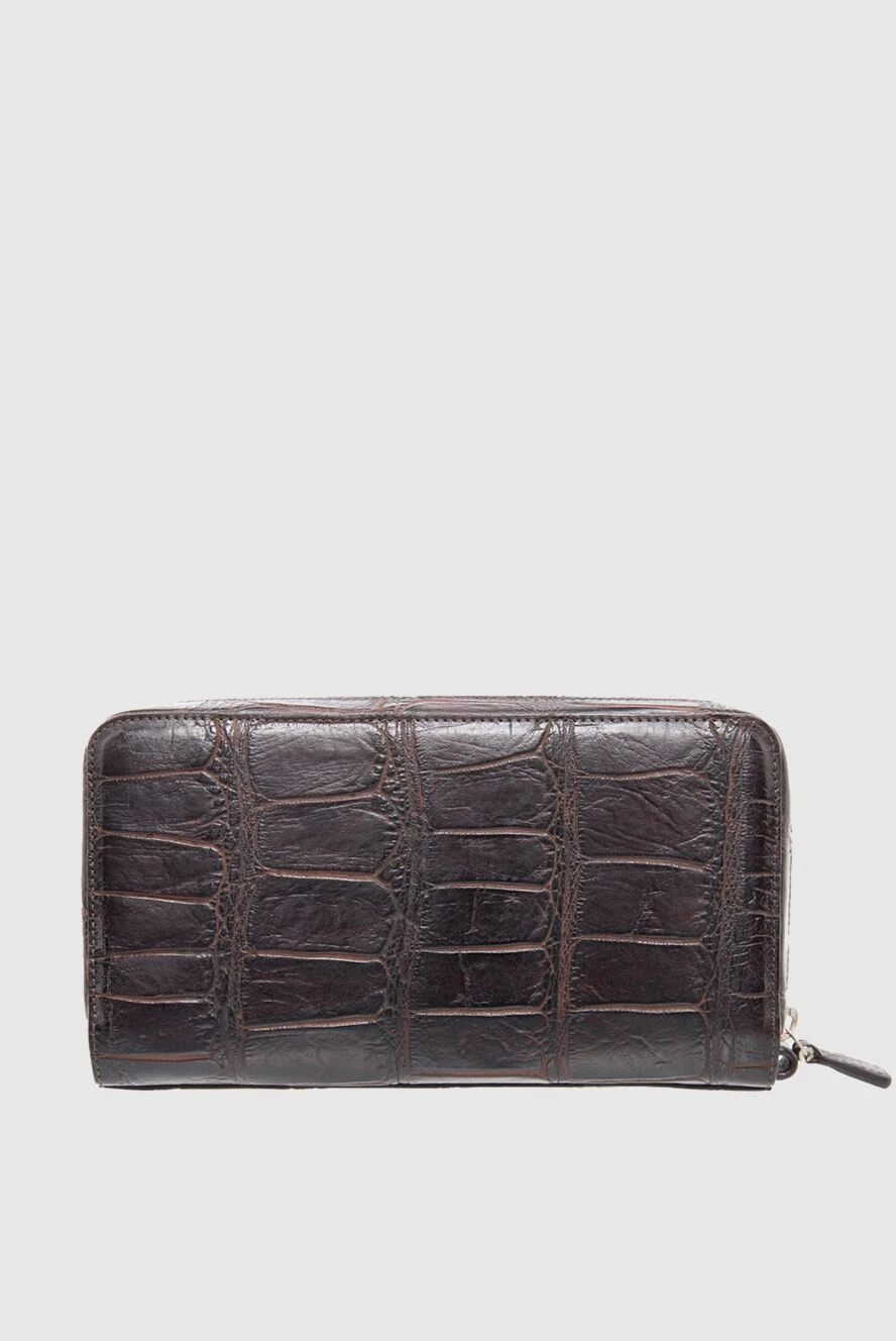 Tardini man brown men's crocodile leather clutch купить с ценами и фото 166008 - photo 1